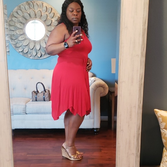 ❣ Ralph Lauren Red Dress - Picture 4 of 4